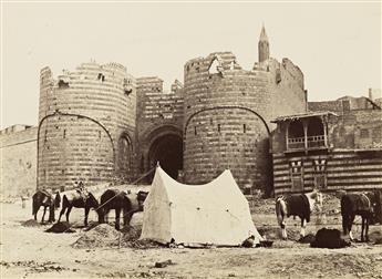 FRANCIS FRITH (1822-1898) A suite of 8 photographs from Egypt and Greece. 1857.